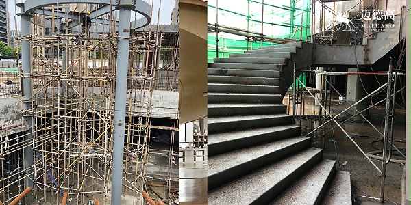 【杭州体育公园】钢结构楼梯