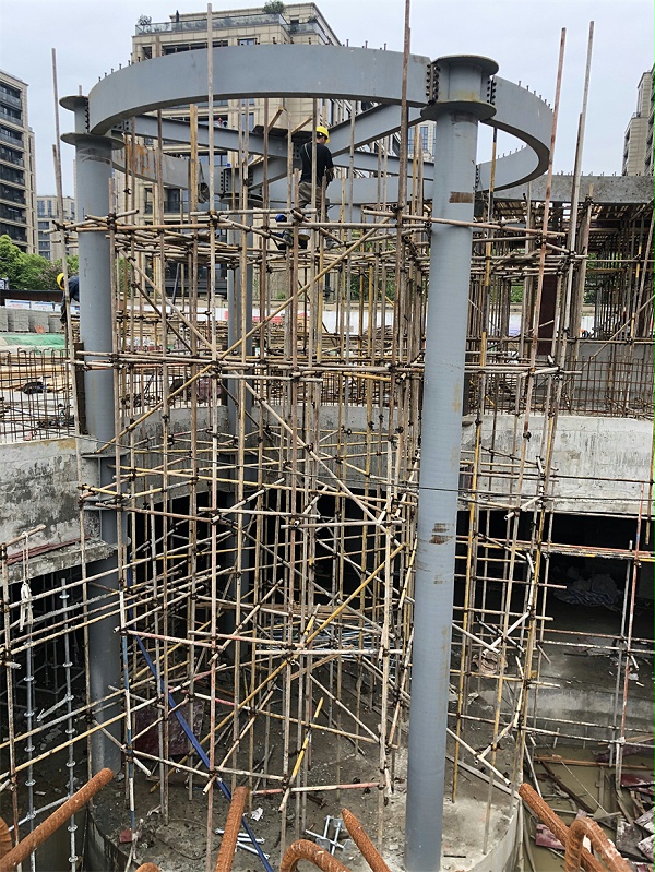 杭州体育公园钢结构楼梯