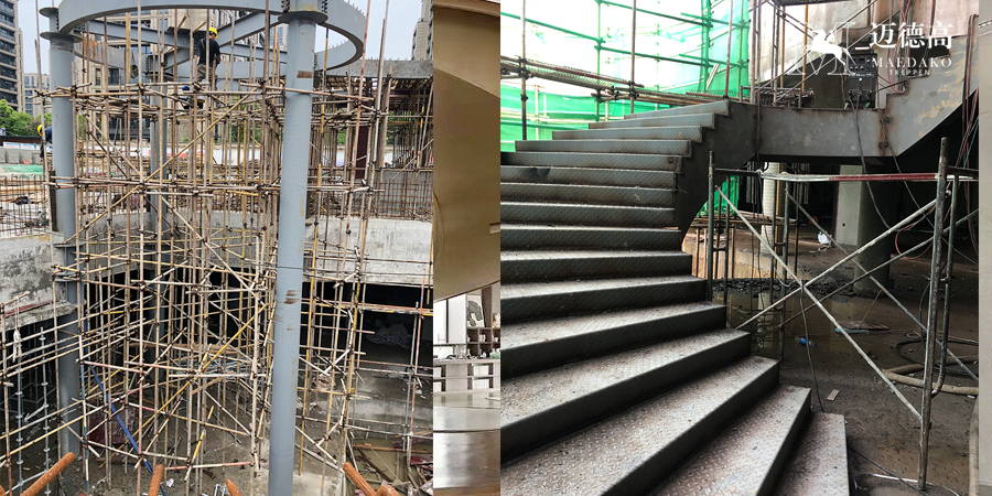 【杭州体育公园】钢结构楼梯