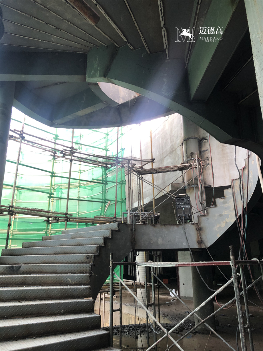 杭州体育公园钢结构楼梯