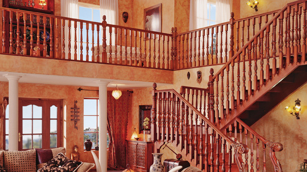 淺談復式樓梯定制安裝的顏色搭配技巧